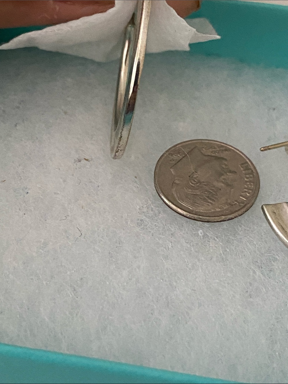 Tiffany & Co. SS 1837 Hoop Earrings **RARE** - Picture 6 of 13